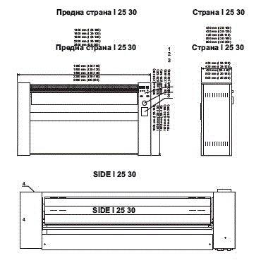 Професионален гладачен каландър с нагреваем жлеб I 30